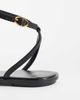 Mango Mango hardware detailing flat sandals in black - 2