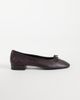Mango Mango heeled ballet flats in burgundy-Red - 1