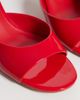 Mango Mango heeled mules in red - 3