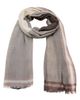 MANGO MANGO Herringbone Frayed Scarf - 1