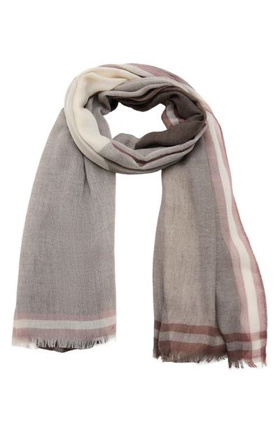 MANGO MANGO Herringbone Frayed Scarf