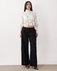 Mango Mango high neck long sleeve delicate lace blouse in white - 2