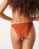 Mango Mango high rise bikini bottoms in bronze-Brown - 4