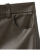 MANGO MANGO High Waist Faux Leather Balloon Leg Pants - 2