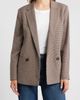 MANGO MANGO Houndstooth Double Breasted Blazer - 1