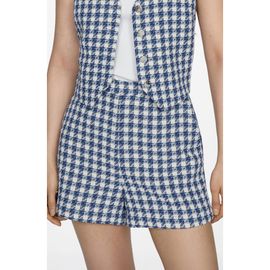 MANGO MANGO Houndstooth Shorts