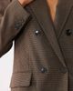 Mango Mango Irise tailored blazer in brown plaid - part of a set - 2