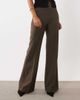 Mango Mango Irise tailored flared pants in brown plaid - part of a set - 3