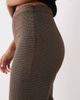 Mango Mango Irise tailored flared pants in brown plaid - part of a set - 4