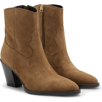 MANGO MANGO Isabela Leather Bootie