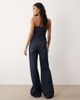 Mango Mango Isola straight jeans in dark blue stripe - part of a set - 3