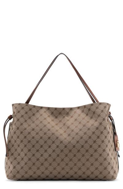 MANGO MANGO Jacquard Faux Leather Bucket Bag 