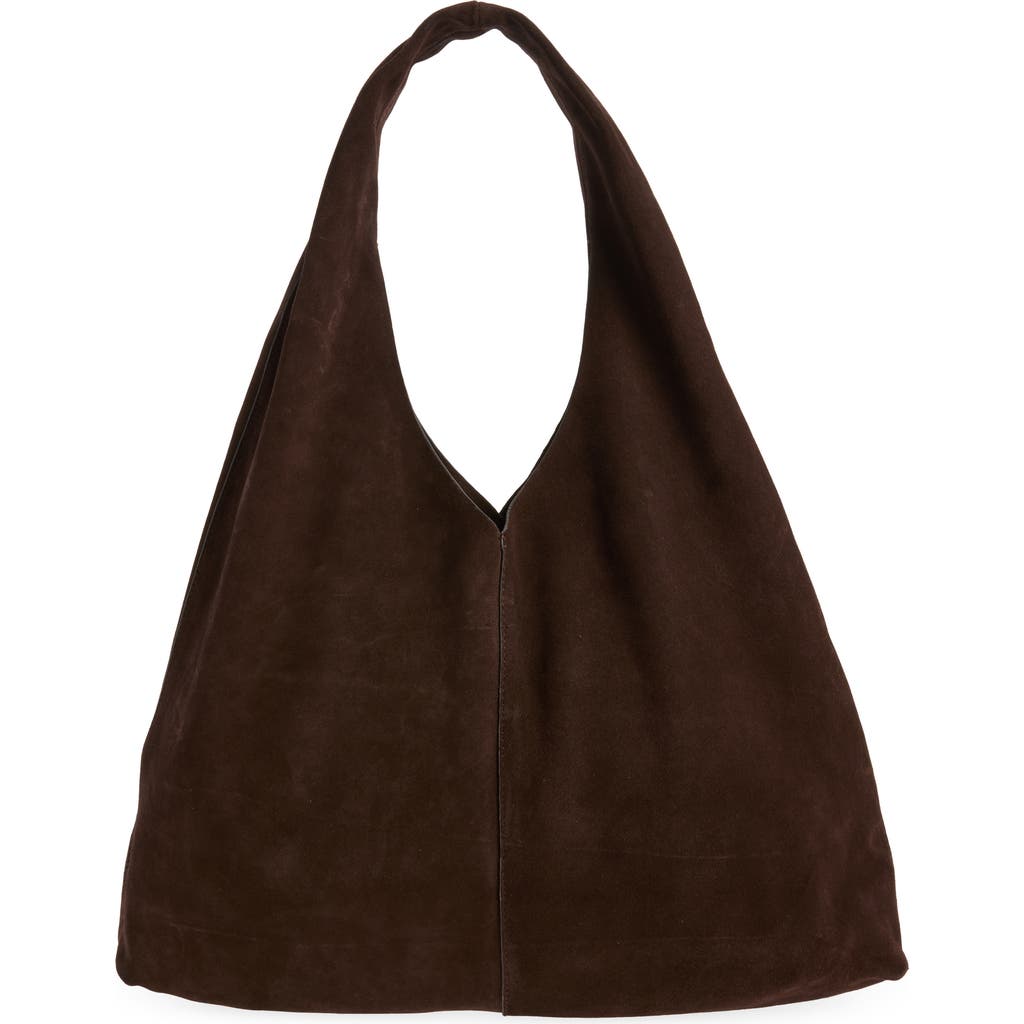MANGO MANGO Joel Suede Shoulder Bag
