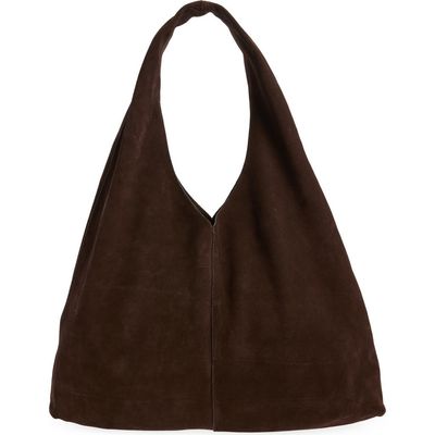 MANGO MANGO Joel Suede Shoulder Bag