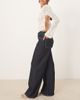 Mango Mango Joy 100% cotton wide leg jeans with contrast stitch in indigo-Blue - 2