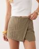 Mango Mango Ketina tailored mini skort in green and pink stripe - part of a set - 3
