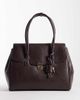 Mango Mango key charm city bag in brown - 1