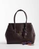 Mango Mango key charm city bag in brown - 2