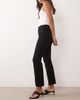 Mango Mango kickflare jean in washed black - 1