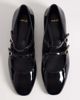 Mango Mango kitten heel Mary Janes in black - 2