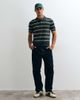 Mango Mango knit polo shirt in green stripes - 4