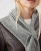 Mango Mango knitted neck scarf in gray - 2