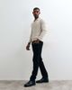 Mango Mango knitted revere collar sweater in cream-NEUTRAL - 2
