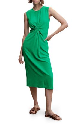 MANGO MANGO Knot Rumple Dress