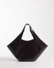 Mango Mango large bucket bag in chocolate-Brown - 1