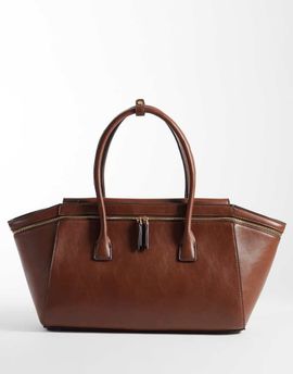 Mango Mango large city bag in brown
