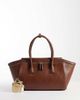 Mango Mango large city bag in brown - 3