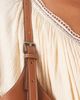 Mango Mango large shoulder bag with adjustable straps in tan-Brown - 3