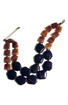 MANGO MANGO Layered Stone Necklace