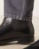 Mango Mango leather chelsea boots in black - 2