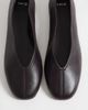 Mango Mango leather flats in brown - 2