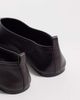Mango Mango leather flats in brown - 3