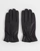Mango Mango leather gloves in brown - 1
