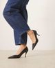 Mango Mango leather pointed heels in black - 2