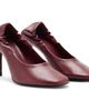 MANGO MANGO Leather Round Toe Pump - 1
