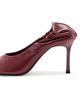 MANGO MANGO Leather Round Toe Pump - 5