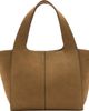 MANGO MANGO Leather Shopper Tote - 1