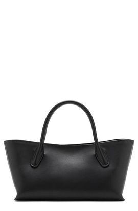MANGO MANGO Leather Tote