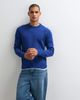 Mango Mango light knit sweater in blue - 1