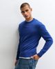 Mango Mango light knit sweater in blue - 3
