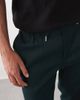Mango Mango linen mix relaxed fit shorts in dark green - 3