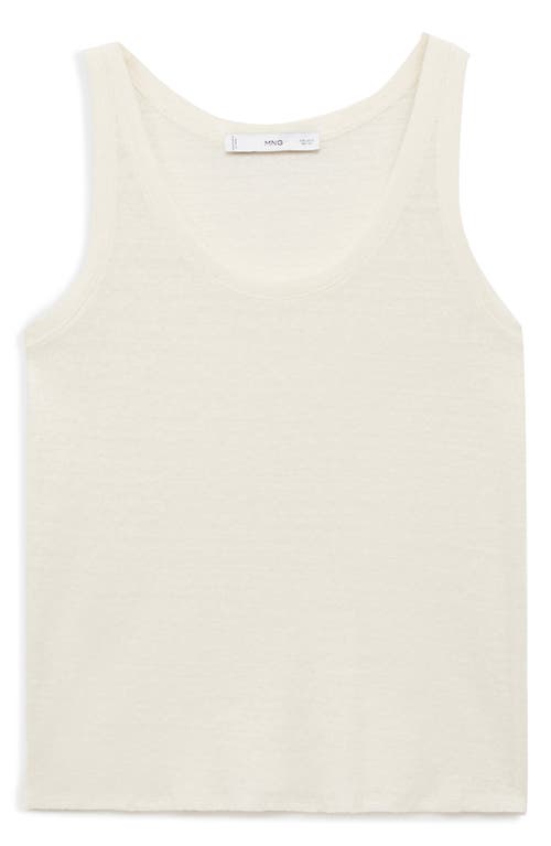 MANGO MANGO Linen Sweater Tank