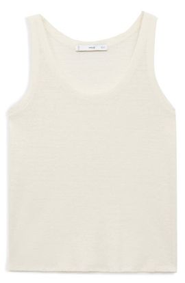 MANGO MANGO Linen Sweater Tank