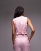Mango Mango linen vest in pink - part of a set - 3