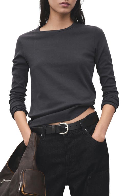 MANGO MANGO Long Sleeve Cotton T-Shirt