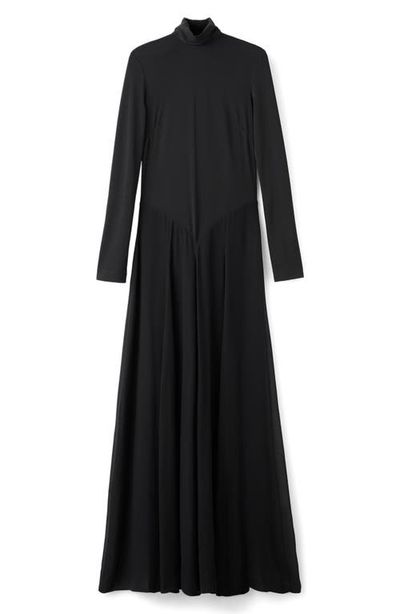 mango long sleeve maxi dress Mango blue and white long sleeve maxi dress